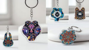 gantungan kunci akrilik custom